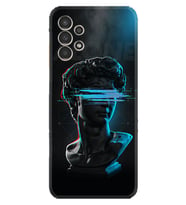 Samsung Galaxy M14 Kılıf Silikon Desen Özel Seri Alone 1668