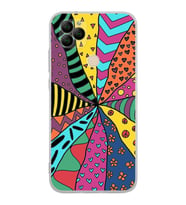 PrintiFy General Mobile GM22 ile Uyumlu Retro Color 4  Kamera Korumalı Şeffaf  Kılıf