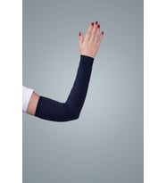 Lacivert Tesettür Kolluk Viskon Kumaş Dantelli 1002_02