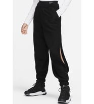Nike Sportswear Collection Sherpa Loose Fit High Rise Jogger Kadın Yüksek Belli Eşofman Altı Siyah