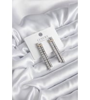 VIP Seri Zirkon Taşlı Su Yolu Kadın Küpe 5886 - SSSSSS7241-9199