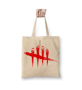 Dead By Daylıght Logo 02 Beyaz Bez Çanta Uzun Saplı Alışveriş Çantası Plaj Çantası