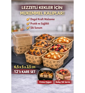Molino Mln-11057 Kare Desenli Kek Kalıbı