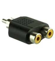 1 RCA Erkek 2 RCA Dişi Çevirici Jack