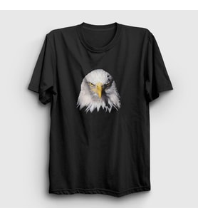 Presmono Unisex Siyah Eagle V2 Kartal T-Shirt 314162tt