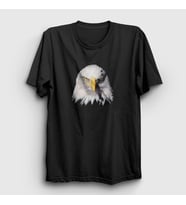 Presmono Unisex Siyah Eagle V2 Kartal T-Shirt 314162tt