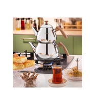 Schafer Tea Chef Orta Boy Çaydanlık Takımı 4 Parça-Kahve