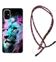 Casper E30 F20 X20 Kılıf Boyun Asklı Rasta Silikon Pink Blue Leon 1603