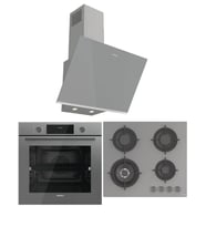 Hafele Orion Gri Ankastre Set 8 (Orion II Ocak + Orion Fırın + Orion Davlumbaz)