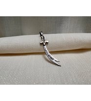 ZÜLFİKAR 925 AYAR GÜMÜŞ ERKEK KOLYE UCU