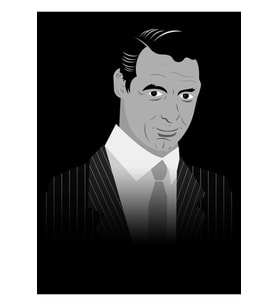 Cary Grant Tablo Ahşap Poster Dekoratif