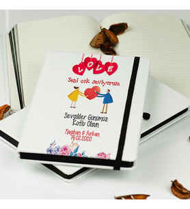 Sevgililer Günü Hediyesi Defter 019