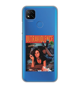 Redmi 9C / Redmi 10A Uyumlu Lana Del Rey Ultraviolence Desenli Şeffaf Telefon Kılıfı