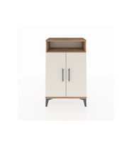 Arges Komodin 3 Raflı 2 Kapaklı 60x30x96 Çam-Aytaşı