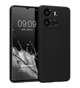 Microsonic Matte Silicone TECNO Spark Go 2023 Kılıf Siyah