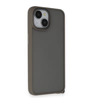 Apple İphone 14 Kılıf Elegant Kapak - Titan Gri