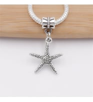Deniz Yıldızı,Takantakana Worldshop, Pandora, Bileklik Uyumlu, Gümüş, Charm  (1Adet)