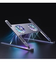 UpWay Katlanabilir Alüminyum Turbo Fanlı Macbook Laptop Soğutucu Stand 10-17 İnç