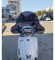 MOTOCAM Kymco Like 125 Ön Cam 2009-2023 Model 43cm Siyah Renkli 4mm APARATSIZ