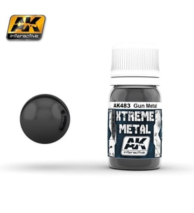 AK 483 30 ml. Silah Metal Rengi, Xtreme Metal Serisi Model Boyası