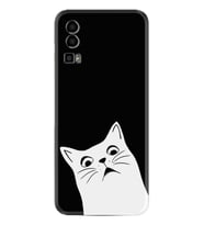 General Mobile Gm 23 Kılıf Resimli Desenli Silikon Platinium Series Şaşkın Kedi 1900