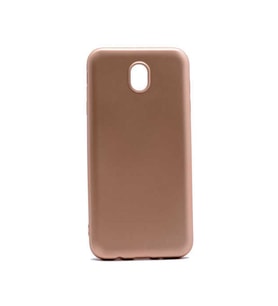 Samsung Galaxy J5 Pro Uyumlu Kılıf Zore Premier Silikon Kapak (Gold)