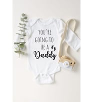 You Are Gonna Be Daddy Uzun Kol Çıtçıtlı Bebek Body