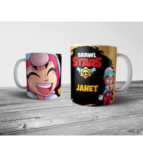 Pixxa Brawl Stars Janet Kupa Bardak Model 1