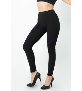 Gigotto Seamless Normal Bel Esnek Tayt (Siyah)