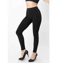 Gigotto Seamless Normal Bel Esnek Tayt (Siyah)