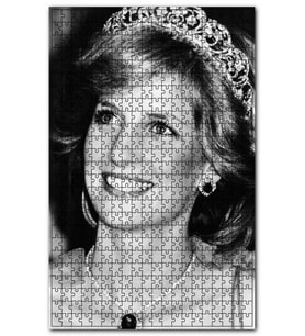 Cakapuzzle Princess Diana Tacı Ve Kolyesi Puzzle Yapboz MDF (Ahşap) (120 Parça)