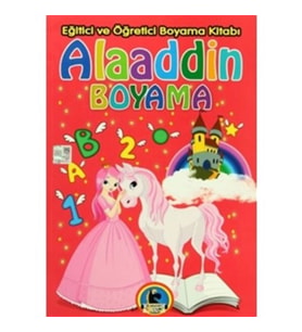 Alaaddin Boyama - Eğitici ve Öğretici Boyama Kitabı