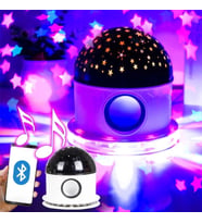BLUETOOTH MUSİC COLORFUL LED LİGHT GECE LAMBASI YILDIZ RENKLİ LED IŞIKLAR + HOPARLÖR 220 VOLT FİŞLİ