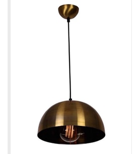RİOLİGHT ESKİTME METAL SARKIT ÇAP: 30 CM (Siyah)