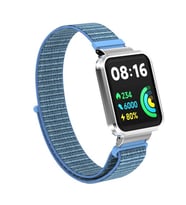 Xiaomi Redmi Watch 2 Lite Uyumlu Kordon Hasır Örgü Cırt Cırtlı Zore KRD-61 Kayış