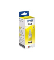 T6644 Ecotank L386 sarı orjinal Mürekkep Kartuşu C13t66444a 70ml.
