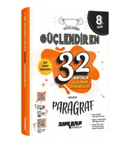 Ankara Yayıncılık ANKARA 8 PARAGRAF GÜÇ. 32 HAFTALIK KAZANIM DENEMESİ (Çok Renkli)