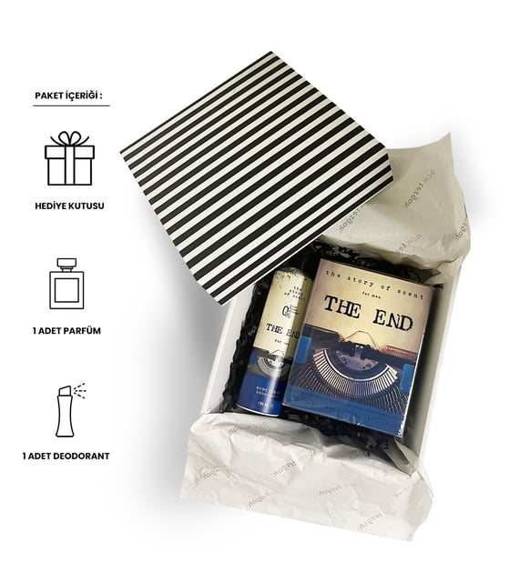 Özel Gün Hediye Kutulu The End Edt Erkek Parfüm 100 Ml Ve Deodorant 150 Ml