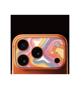 iPhone 17 Pro Max Tam Kaplayan Kamera Çerçeve Koruyucu Desenli Baskılı - FLURR