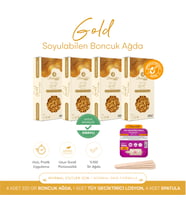 Smoothly GOLD, soyulabilir boncuk ağda, granür ağda EL AĞDASI 220 g x 4 paket seti TOPLAM 880 G.
