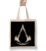 Assassins Creed Valhalla The Axe of Assassins White Bez Çanta Uzun Saplı