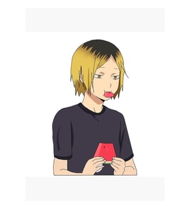 Kenma Tablo Ahşap Poster Dekoratif