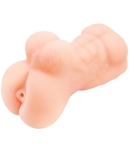 River World 15 cm'lik Tes tisli Gerçekçi Ten Dokusunda A nal Mastürbatör