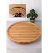 Dönerli Bambu Sunum Tabağı 30 Cm Royaleks-DS3030