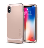Spigen iPhone X ile Uyumlu Kılıf Neo Hybrid Pale Dogwood