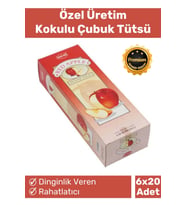 Özel Üretim Dinginlik Veren Meditasyon Çakra Enerji Rahatlatıcı Kokulu Çubuk Tütsü 6 x 20 Adet