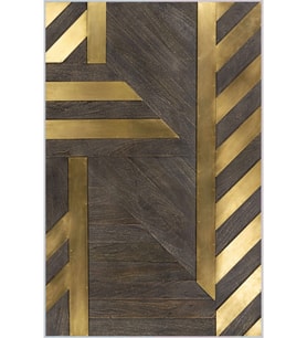 Eliana Home Baskılı, Yıkanabilir Kaymaz Taban Salon Halısı LNA1244 100x150 cm (Kahverengi)