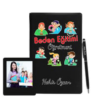 Beden Eğitimi Öğretmenlerine Özel Defter Kalem & Fotoğraflı İnstagram Çerçeve Hediye Seti