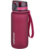 Uzspace Kilitli Kapak 650 ml Kırılmaz KIRMIZI Tritan Matara