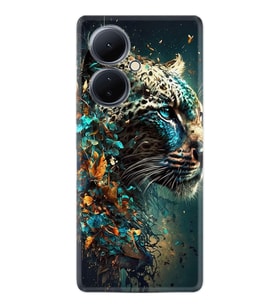 Vivo V29 Lite Kılıf Hayat Serisi Desenli Snow Leopard -stock Code 2018
